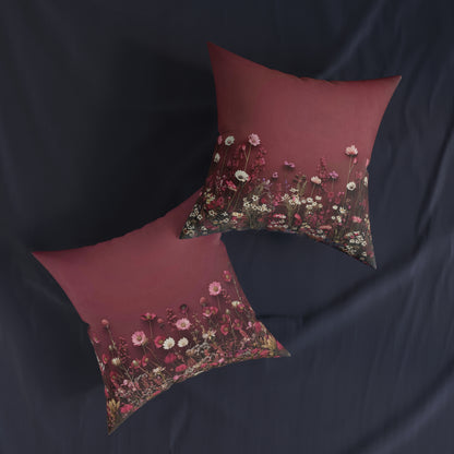 Wild Meadow 4 - Square Pillow - UK