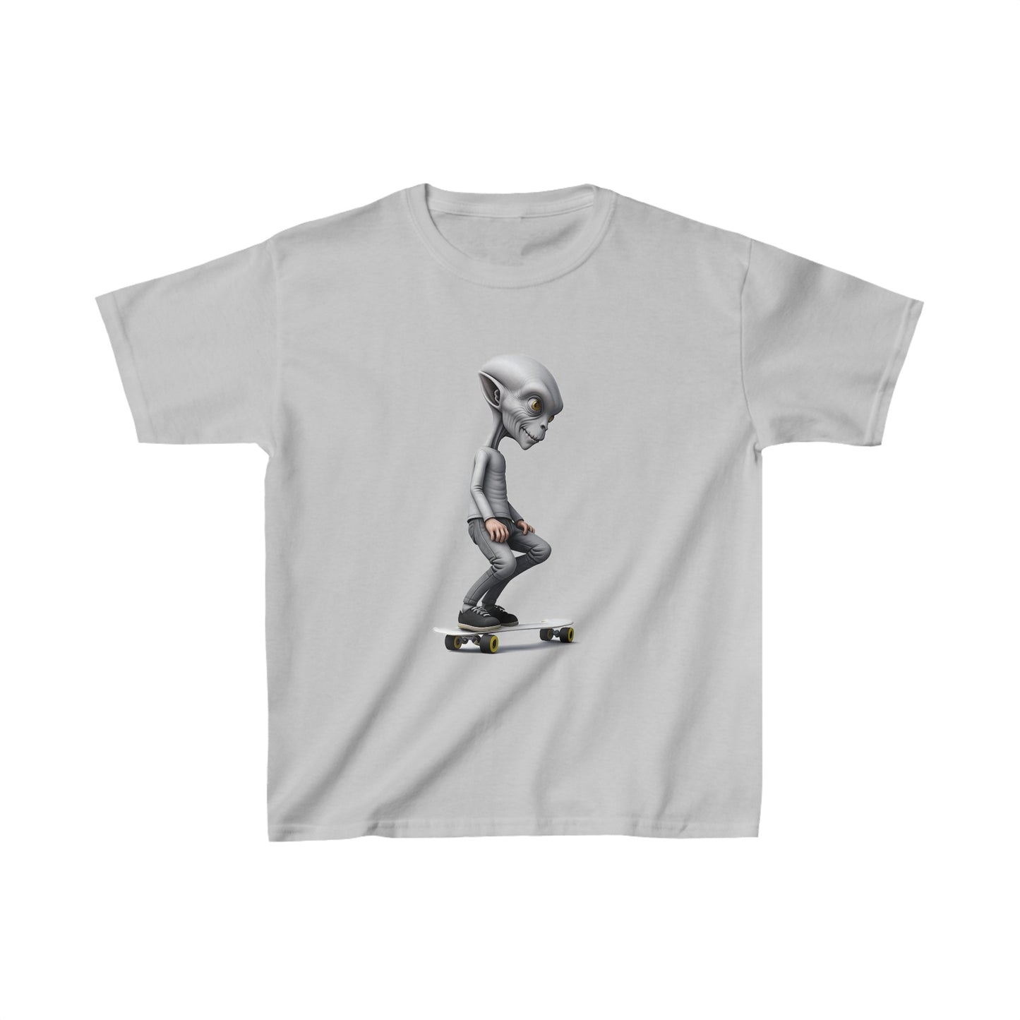 Alien Skater - Kids Heavy Cotton Tee - USA
