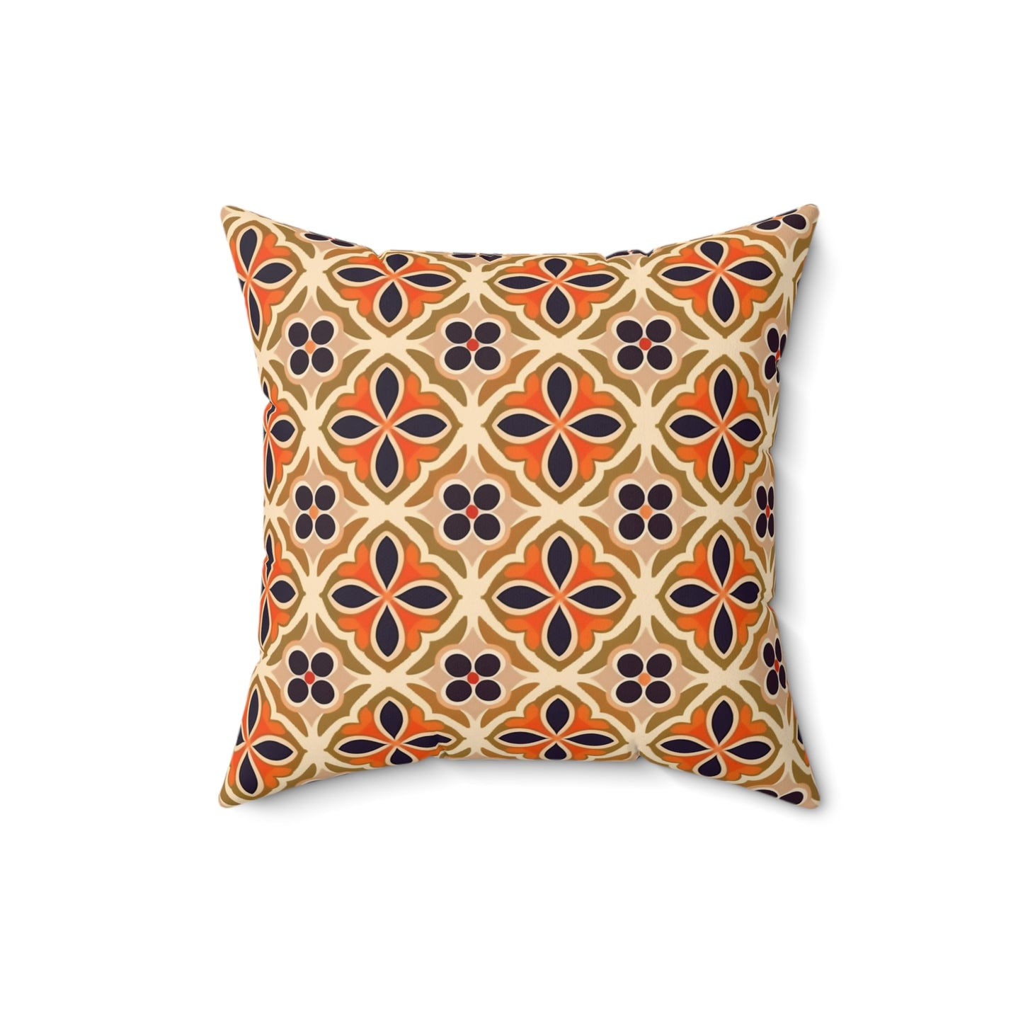 1960's America #2 Spun Polyester Square Pillow - USA