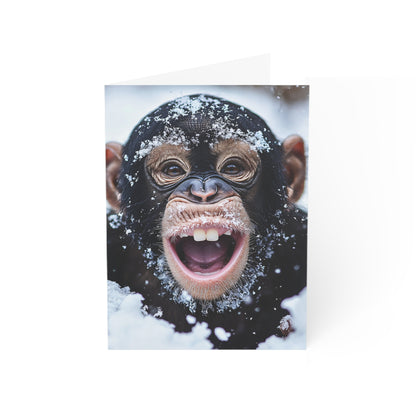 Happy Monkey Greeting Cards - Set of 1, 10, 30, or 50pcs for All Occasions - USA