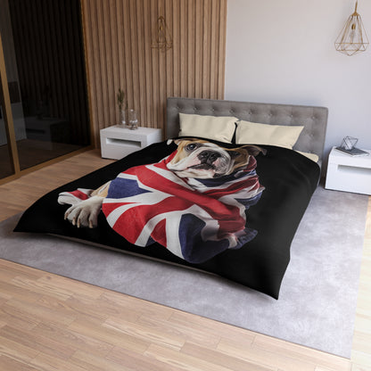 British Bulldog - Microfiber Duvet Cover USA and UK
