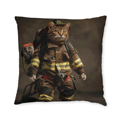Top Gun Cat - Square Pillow - UK