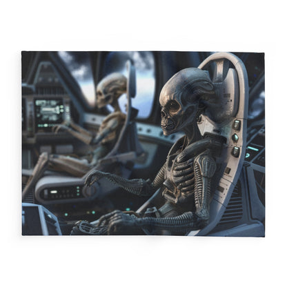 Alien Pilots - Arctic Fleece Blanket - USA