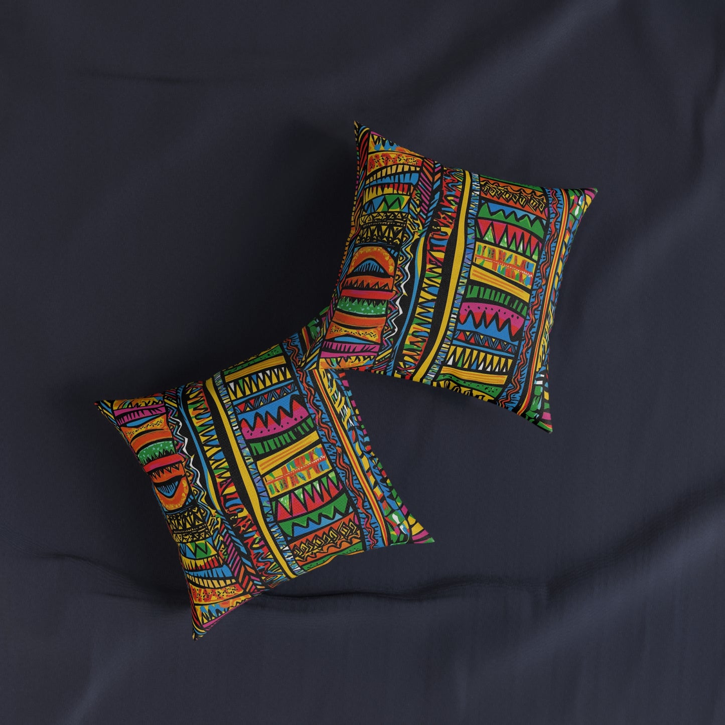 African 4 - Square Pillow - UK