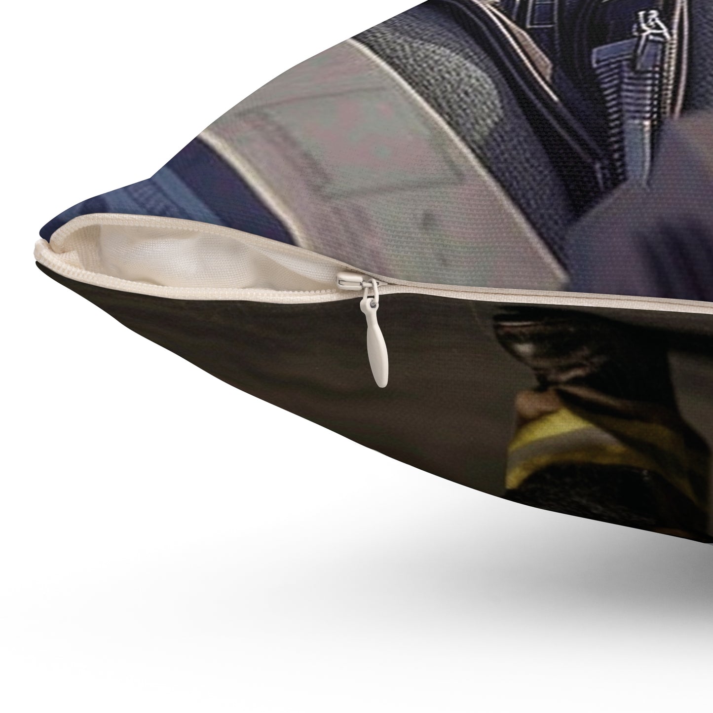 Top Gun Cat - Spun Polyester Square Pillow - USA