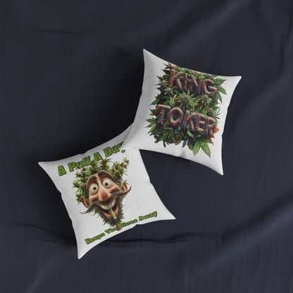 King Toker - Square Pillow - UK