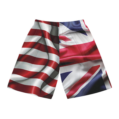UK and USA United - Basketball Shorts - USA