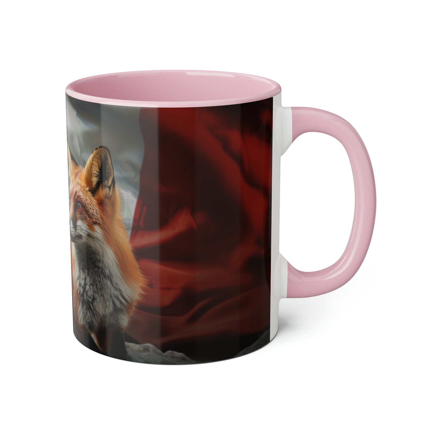 Fox and Flag Accent Mug, 11oz - Canada Only