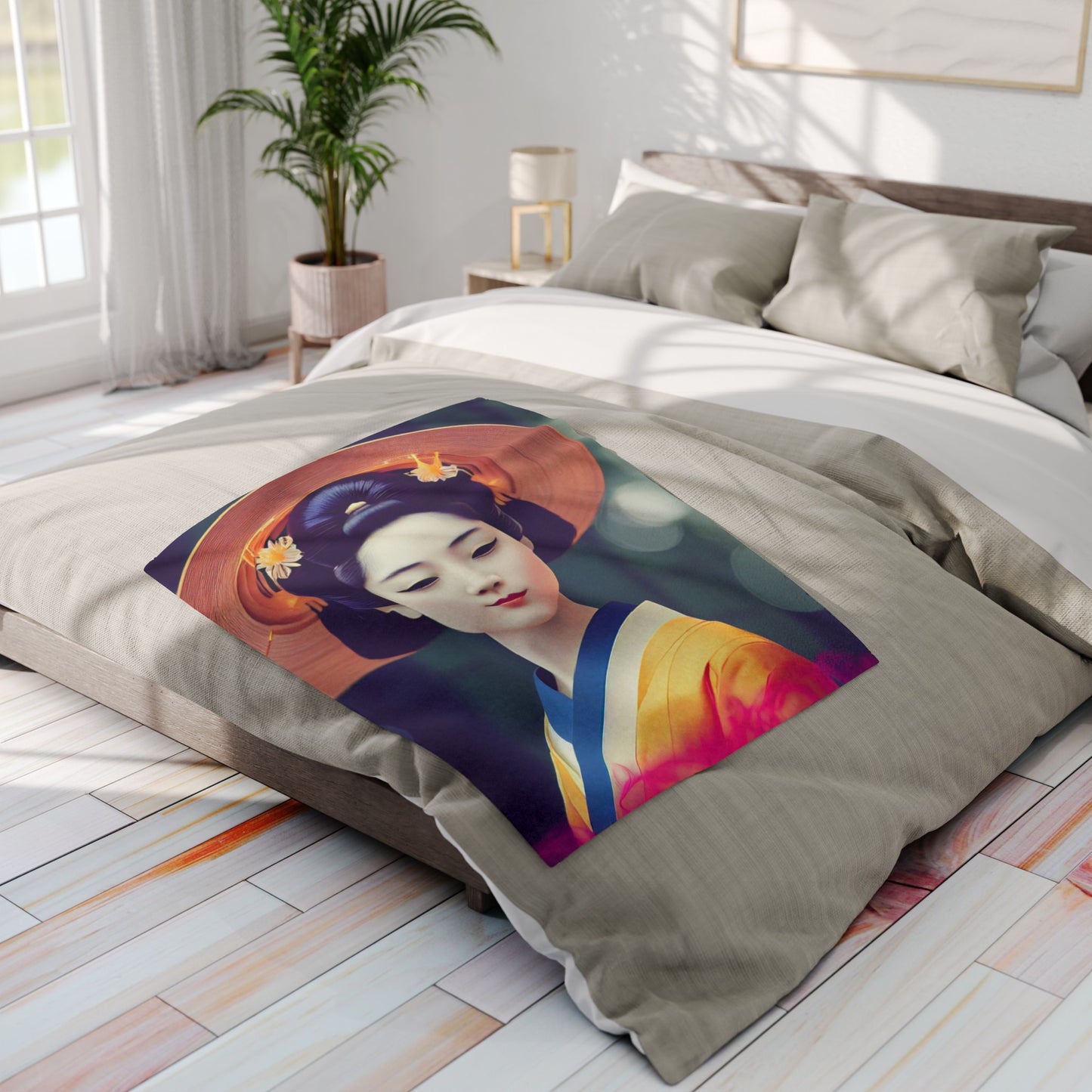Geisha #3 Arctic Fleece Blanket