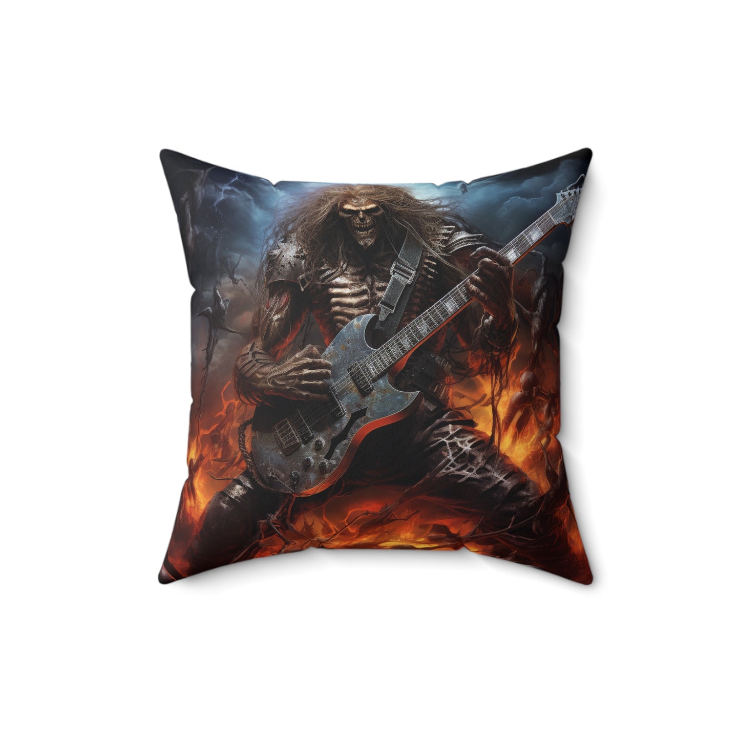 Heavy Metal #3  - Spun Polyester Pillow  - USA