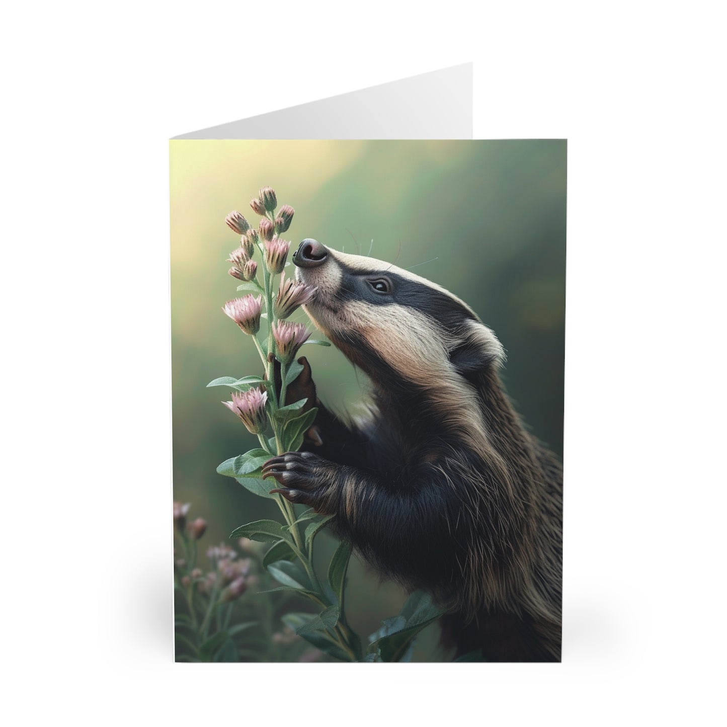 Badger Greeting Cards (5 Pack) - UK