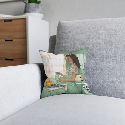 1950s Americana - Square Pillow - UK