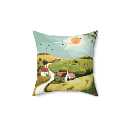 Countryside #1 - Polyester Pillow - USA