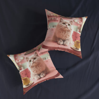 Cute Kitty 2 - Square Pillow UK