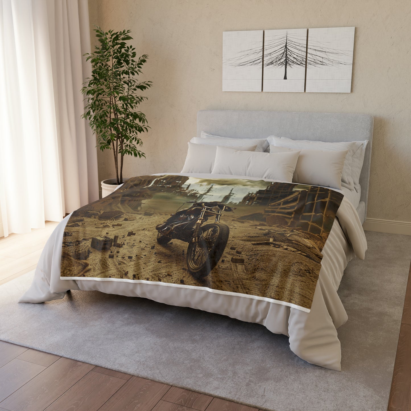 Biker #3 - Soft Polyester Blanket