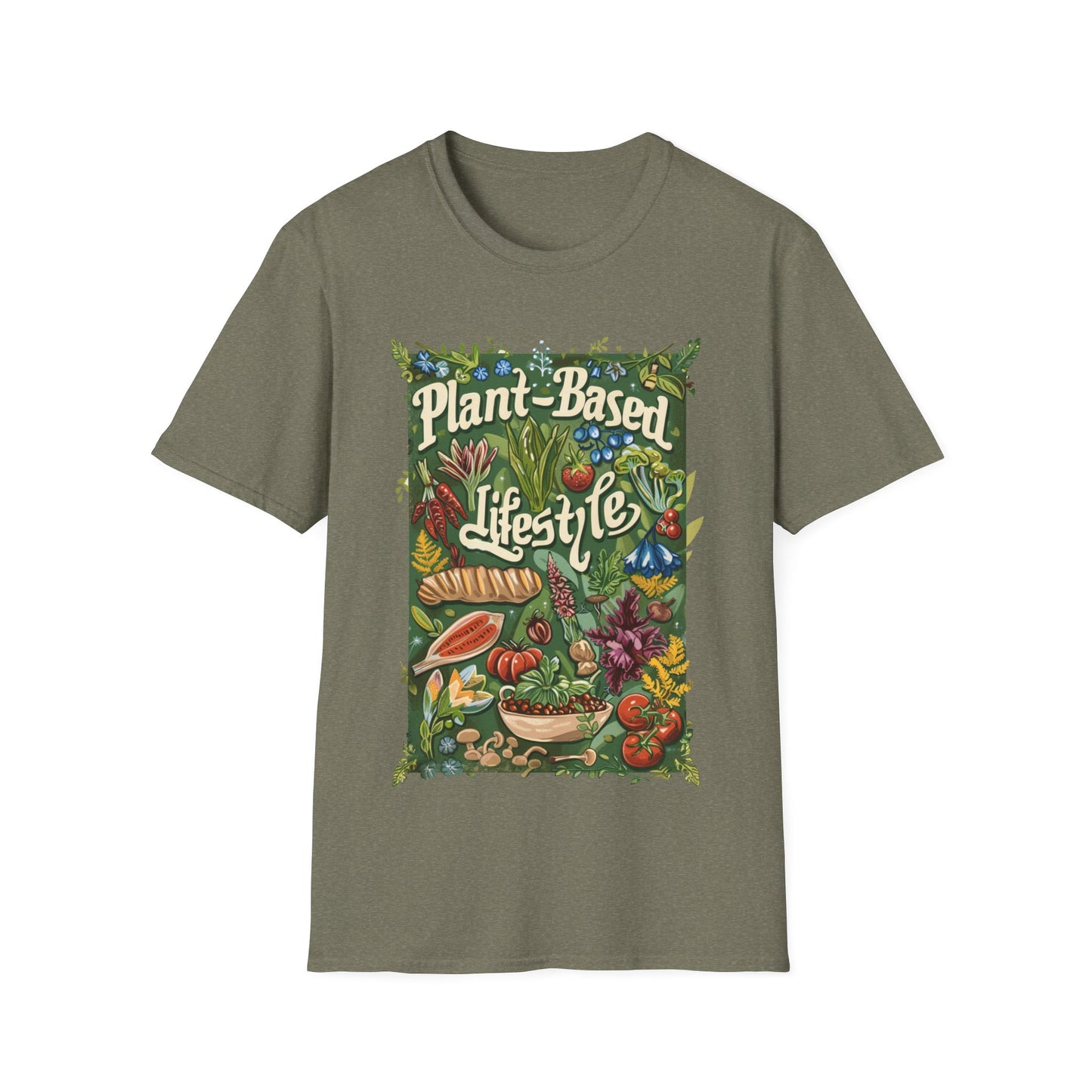 Plant Based Lifestyle #2 - Unisex Softstyle T-Shirt (UK)