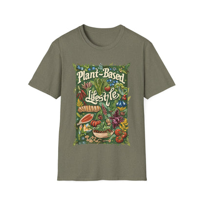 Plant Based Lifestyle #2 - Unisex Softstyle T-Shirt (UK)