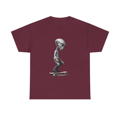 Alien Skater - Unisex Heavy Cotton Tee - USA
