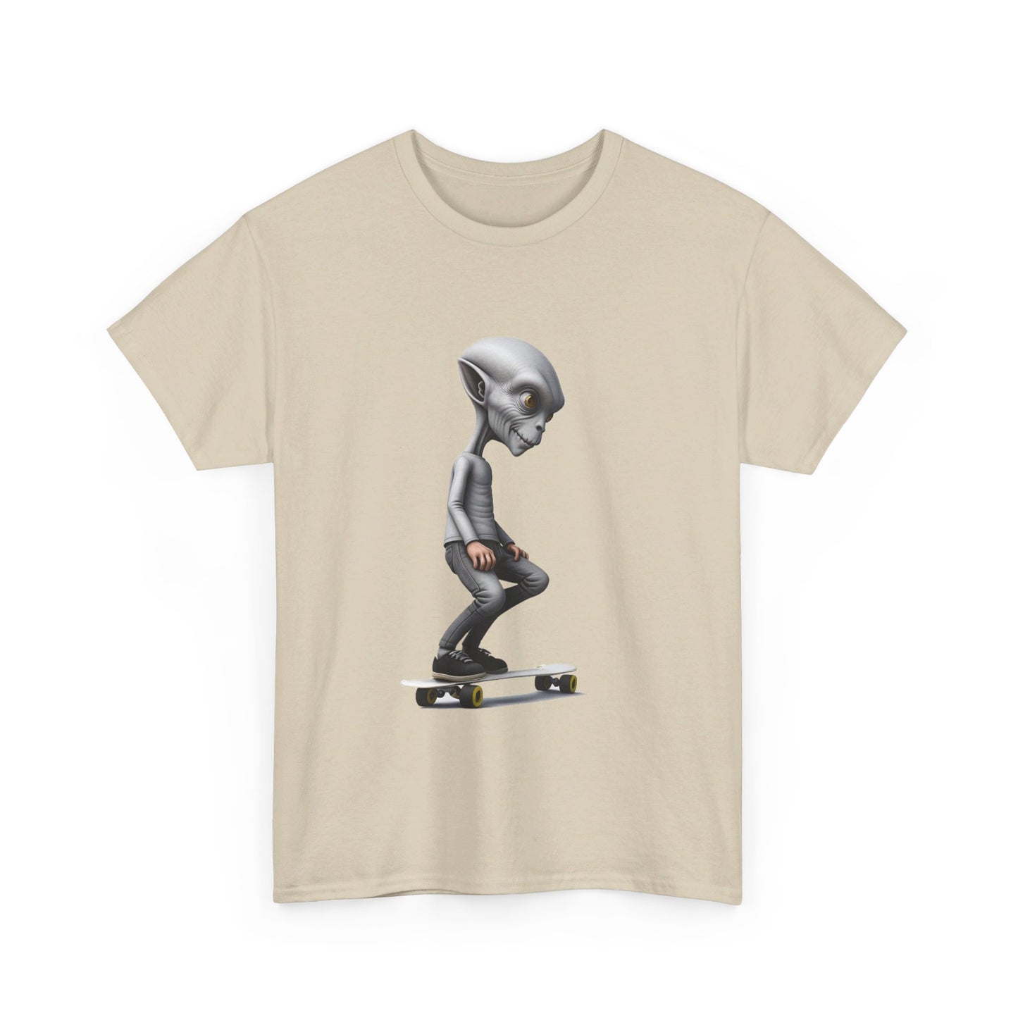 Alien Skater - Unisex Heavy Cotton Tee - USA