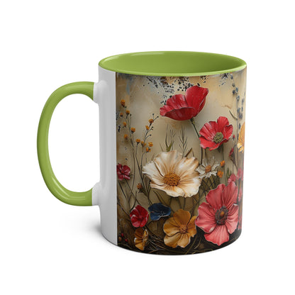 **Pressed Wild Flowers #2 - Coffee Mug 11oz  UK