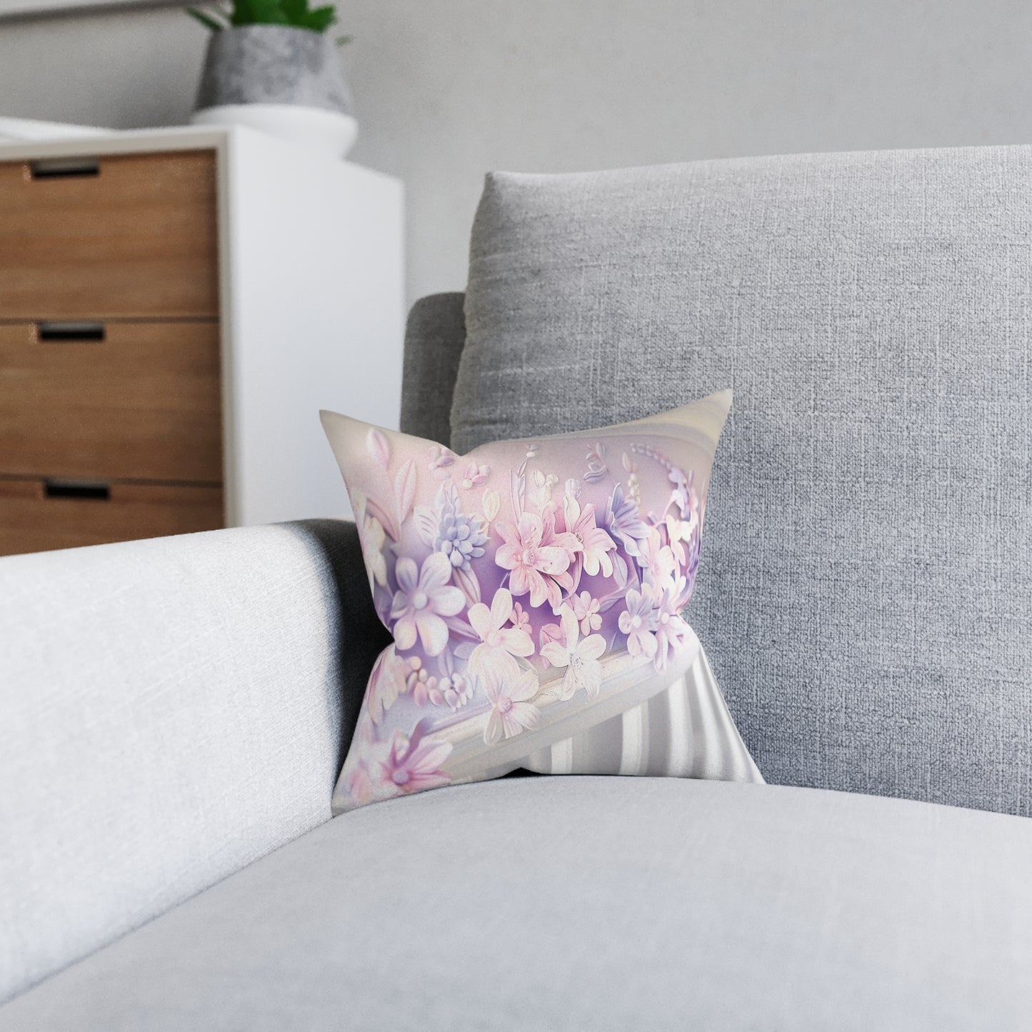 Luscious Lilac - Square Pillow - UK