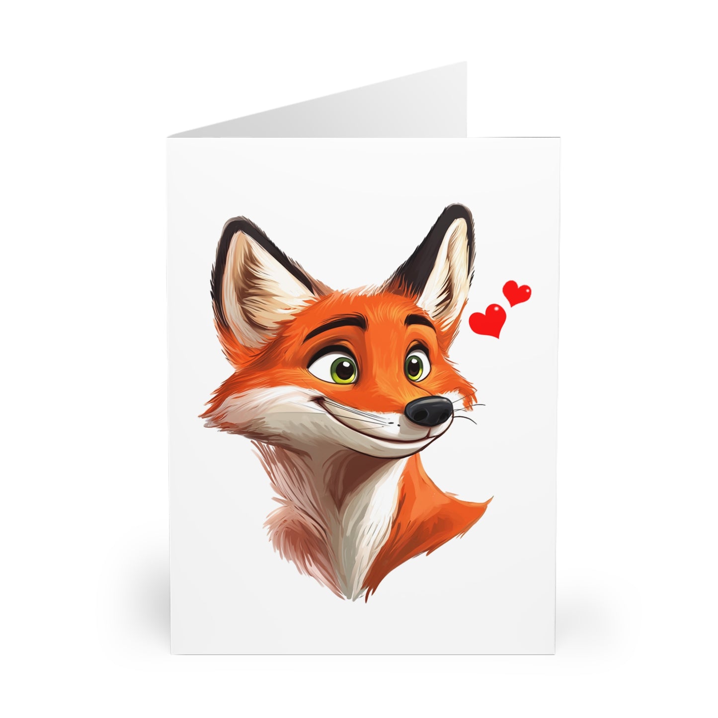 Fox Love - Blank Card (5 Pack) UK