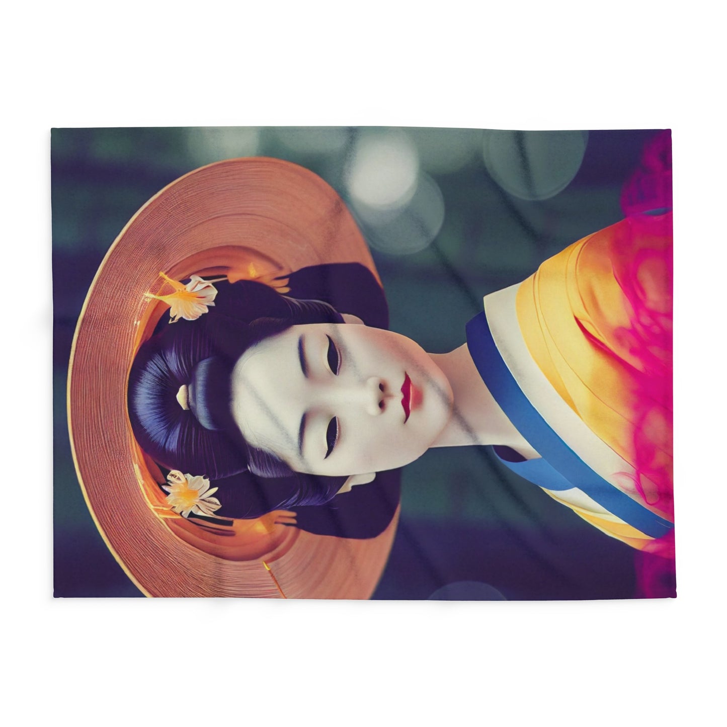 Geisha #3 Arctic Fleece Blanket