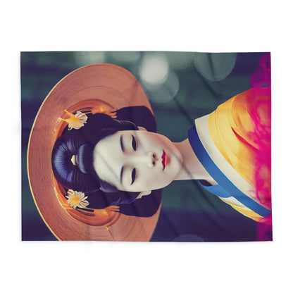Geisha #3 Arctic Fleece Blanket