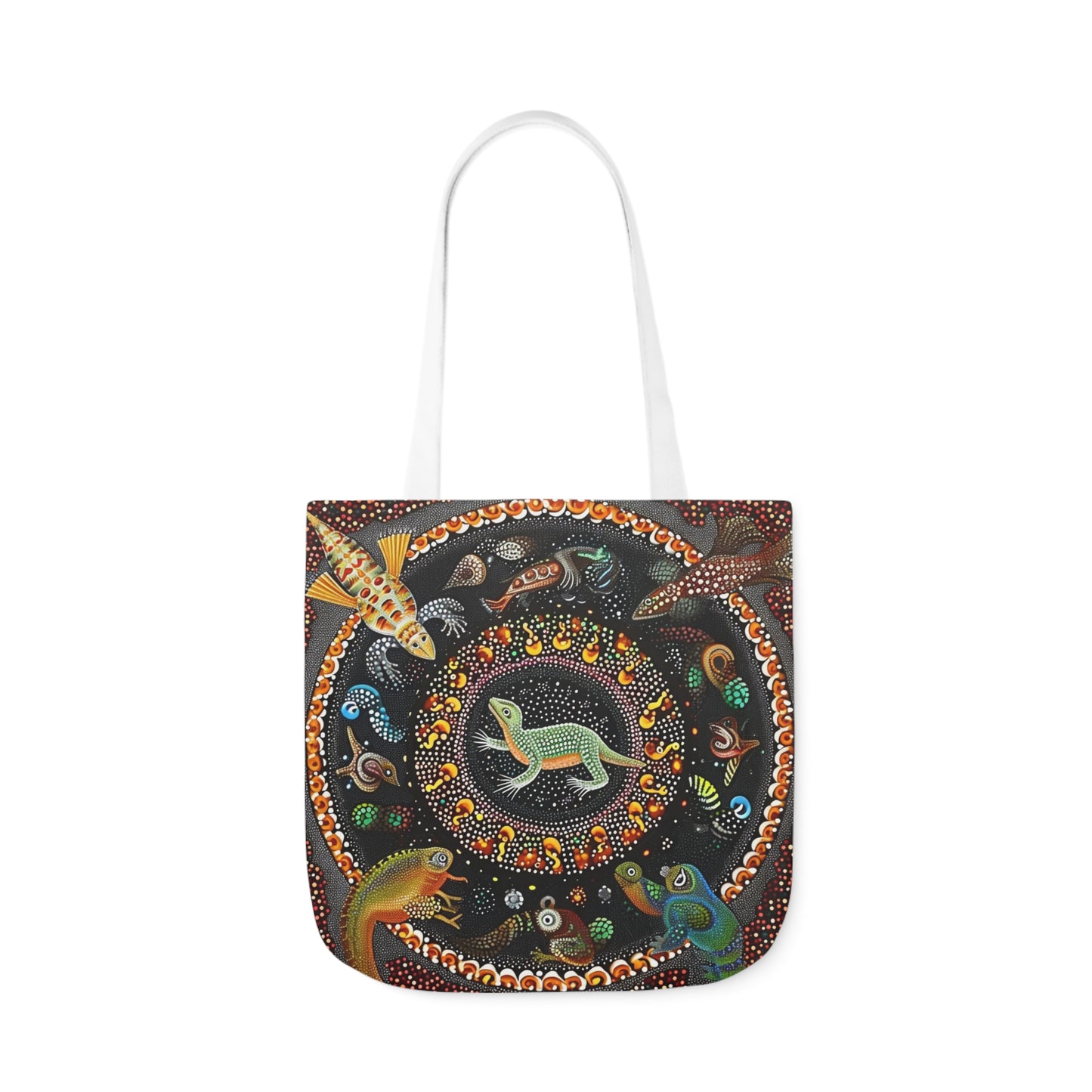 Native Australian Art #2 - Polyester Canvas Tote Bag (AOP)