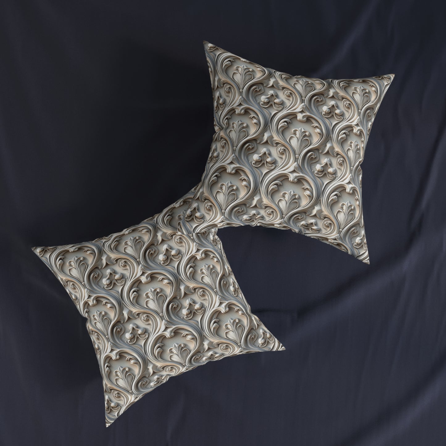 Brocade Square Pillow - Cosy Home Decor - UK