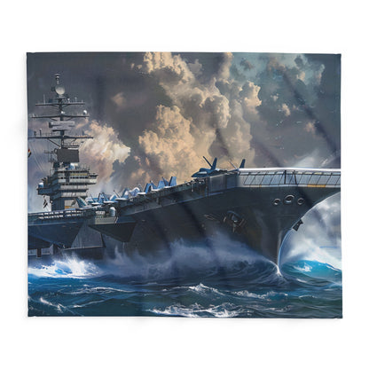 Aircraft Carrier 2 Arctic Fleece Blanket- UK