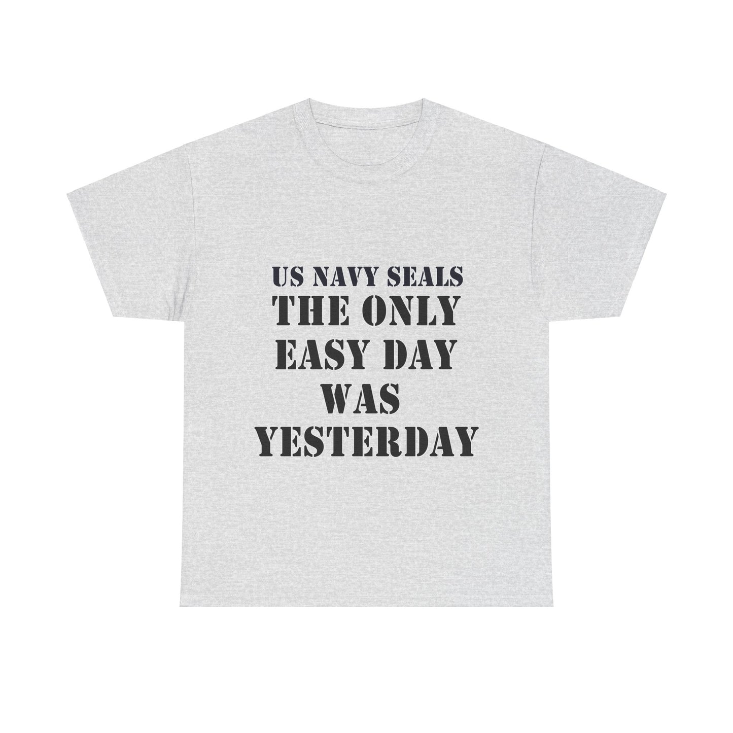 US Navy Seals Motivational Tee - Unisex Heavy Cotton Tee for Veterans and Supporters UK