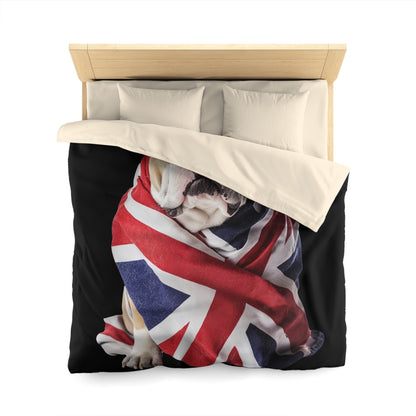British Bulldog - Microfiber Duvet Cover USA and UK