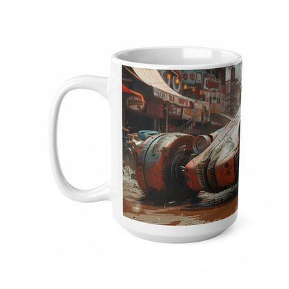 Futuristic Car 3 Ceramic Coffee Cups, 11oz, 15oz - UK