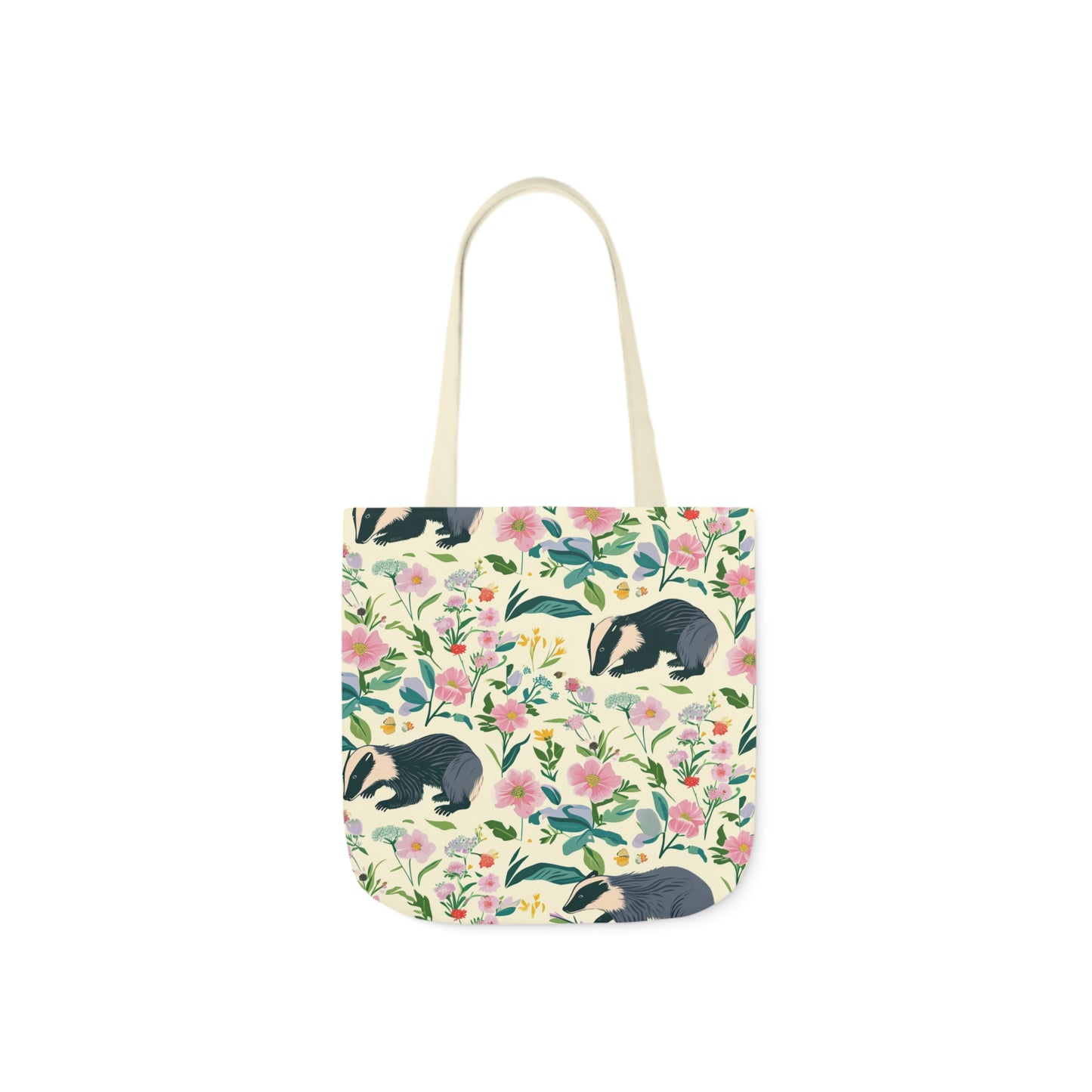 Badger Polyester Canvas Tote Bag (AOP)