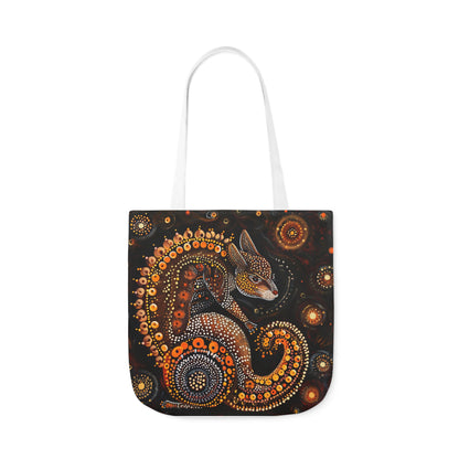 Native Australian Art #3 - Polyester Canvas Tote Bag (AOP)