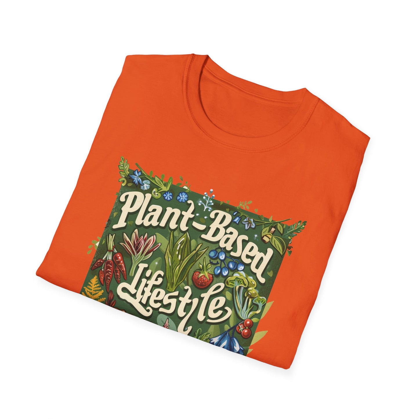 Plant Based Lifestyle #2 - Unisex Softstyle T-Shirt (UK)