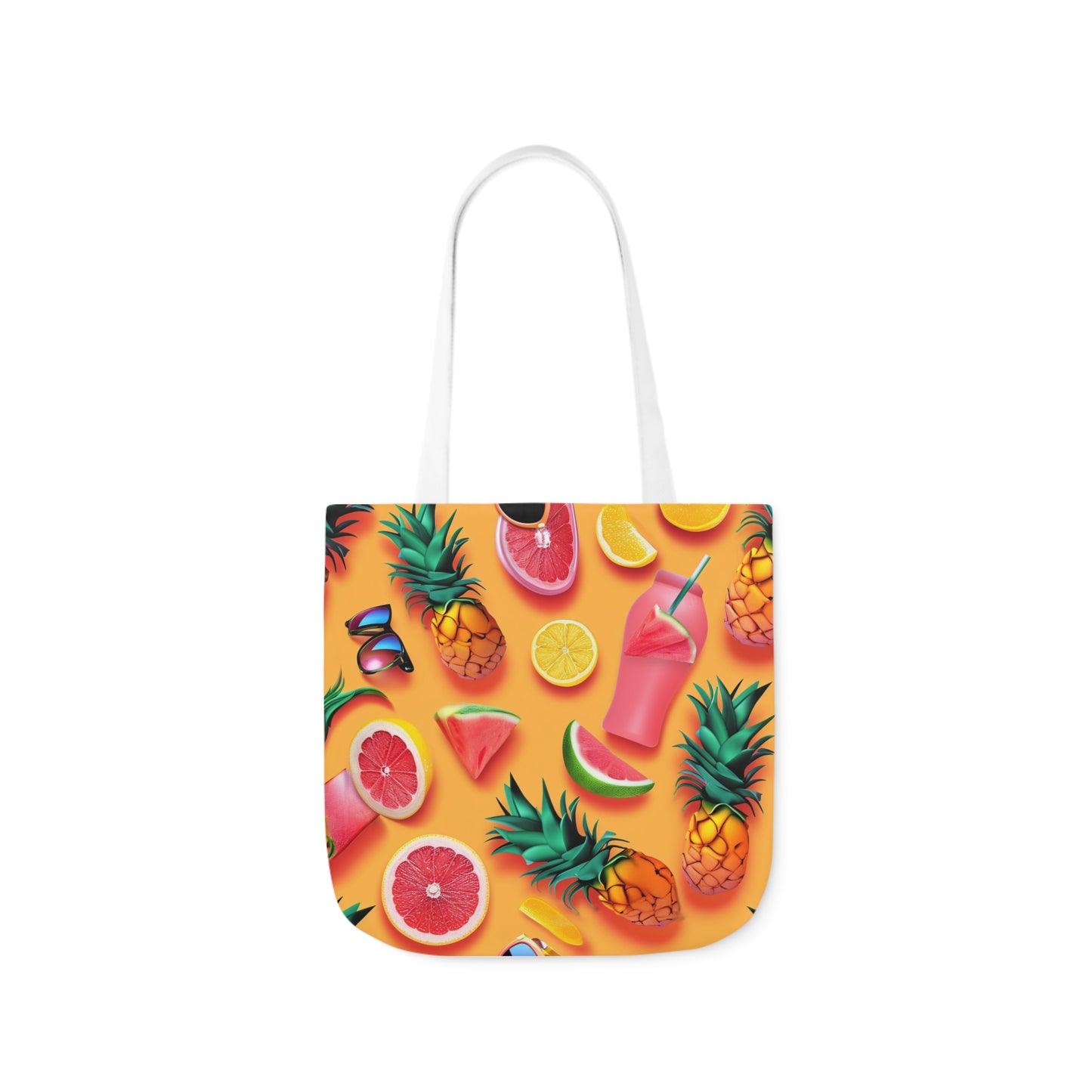 Summertime #4 - Polyester Canvas Tote Bag (AOP)