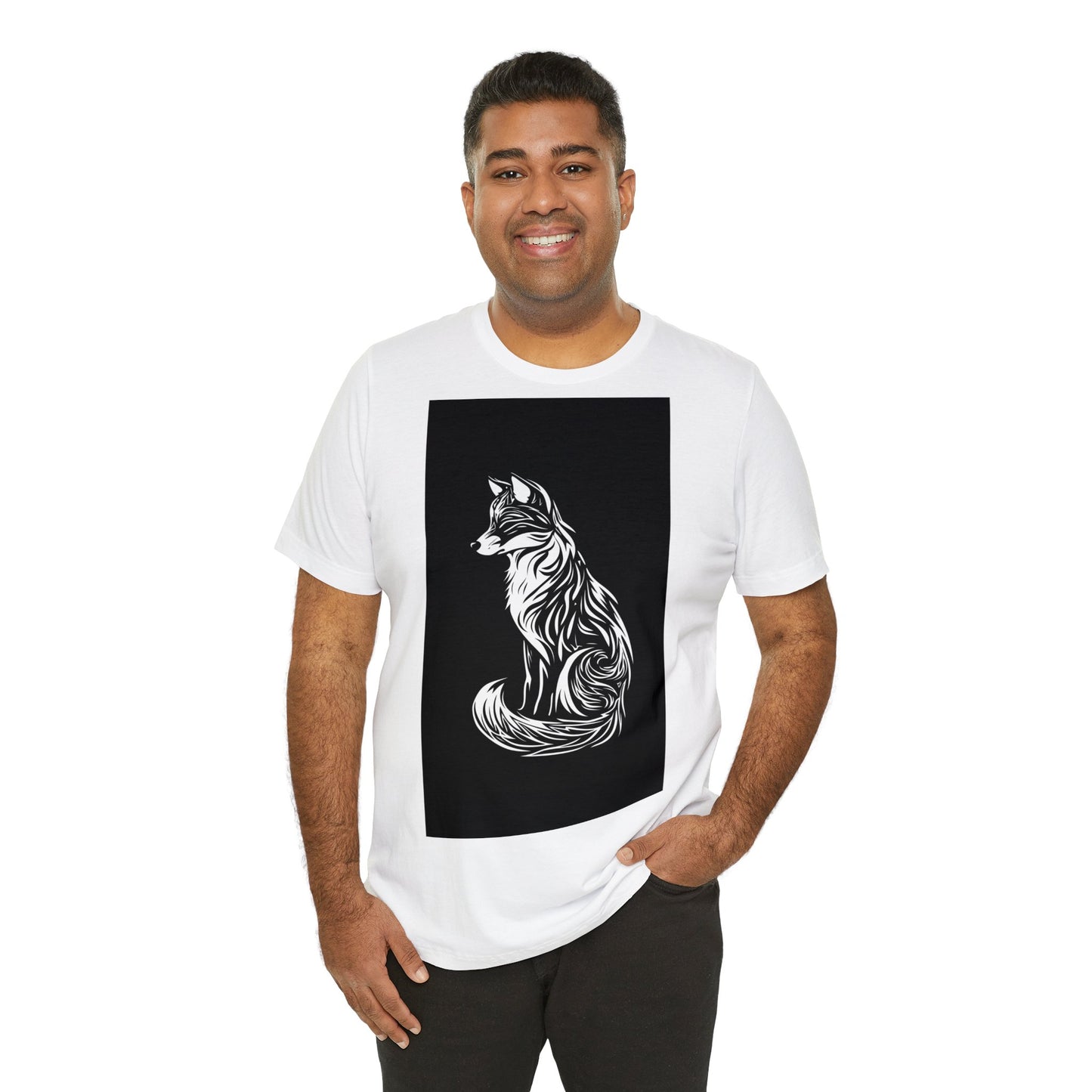 Fox Silhouette Unisex Jersey Short Sleeve Tee