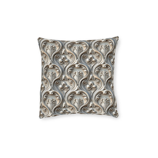 Brocade Square Pillow - Cosy Home Decor - UK