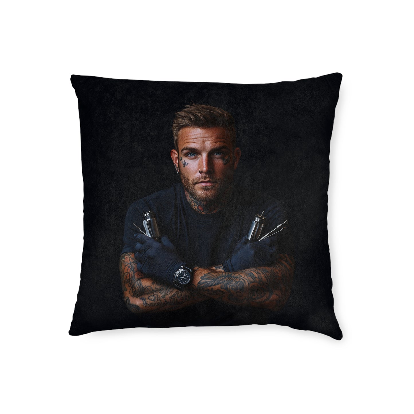 Tattoo Artist - Square Pillow - UK