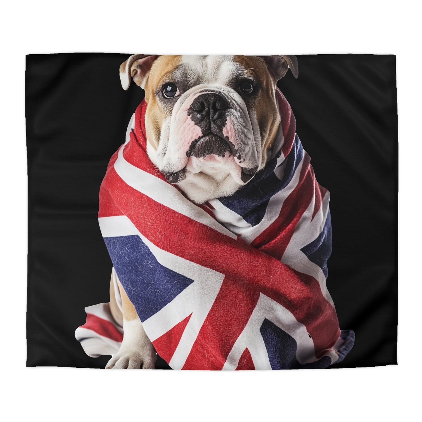 British Bulldog - Microfiber Duvet Cover USA and UK