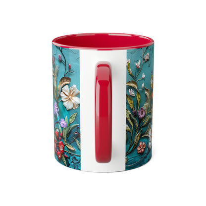 Wild Flowers Accent Mugs, 11oz - Canada Only