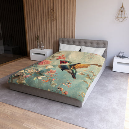 Beautiful Hummingbird  - Microfiber Duvet Cover USA and UK