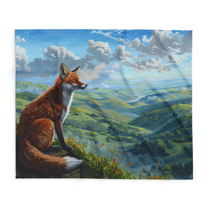 Valley View #4 Arctic Fleece Blanket - UK