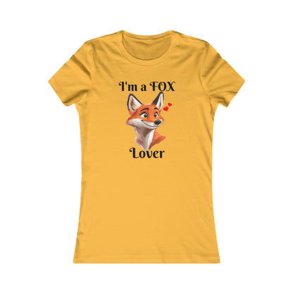 Fox Lover - Women's Favorite Tee - USA
