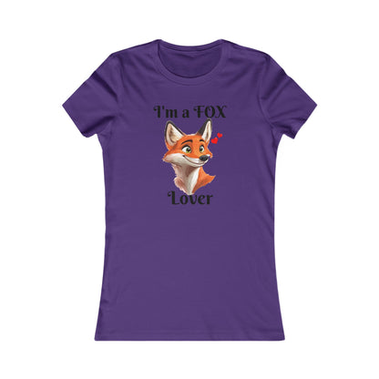 Fox Lover - Women's Favorite Tee - USA