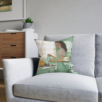1950s Americana - Square Pillow - UK