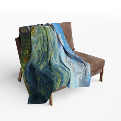 Valley View #4 Arctic Fleece Blanket - UK
