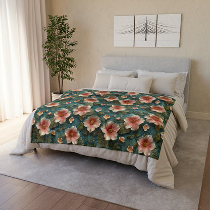 Classic 3D Chinoiserie Design - Soft Polyester Blanket